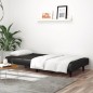 vidaXL Schlafsofa 2-Sitzer Schwarz Kunstleder vidaXL Schlafsofa 2-Sitzer Schwarz Kunstleder