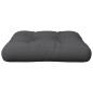vidaXL Palettenkissen 50x50x12 cm Grau Stoff vidaXL Palettenkissen 50x50x12 cm Grau Stoff