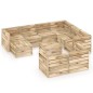10-tlg. Garten-Lounge-Set Grün Imprägniertes Kiefernholz 10-tlg. Garten-Lounge-Set Grün Imprägniertes Kiefernholz