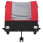 vidaXL Fahrradanhänger Schwarz und Rot 45 kg Eisen vidaXL Fahrradanhänger Schwarz und Rot 45 kg Eisen