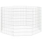 vidaXL Kaninchenkäfig 8 Paneele 54x80 cm Verzinktes Eisen vidaXL Kaninchenkäfig 8 Paneele 54x80 cm Verzinktes Eisen