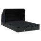 vidaXL 2-Personen-Sonnenliege mit Dach Schwarz 213x118x97 Poly Rattan vidaXL 2-Personen-Sonnenliege mit Dach Schwarz 213x118x97 Poly Rattan