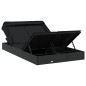vidaXL 2-Personen-Sonnenliege mit Dach Schwarz 213x118x97 Poly Rattan vidaXL 2-Personen-Sonnenliege mit Dach Schwarz 213x118x97 Poly Rattan