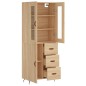 Highboard Sonoma-Eiche 69,5x34x180 cm Holzwerkstoff Highboard Sonoma-Eiche 69,5x34x180 cm Holzwerkstoff