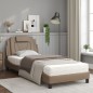 vidaXL Bett mit Matratze Cappuccino-Braun 80x200 cm Kunstleder vidaXL Bett mit Matratze Cappuccino-Braun 80x200 cm Kunstleder