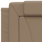 vidaXL Bett mit Matratze Cappuccino-Braun 80x200 cm Kunstleder vidaXL Bett mit Matratze Cappuccino-Braun 80x200 cm Kunstleder