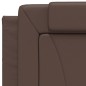 vidaXL Bett mit Matratze Braun 90x200 cm Kunstleder vidaXL Bett mit Matratze Braun 90x200 cm Kunstleder