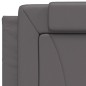vidaXL Bett mit Matratze Grau 80x200 cm Kunstleder vidaXL Bett mit Matratze Grau 80x200 cm Kunstleder