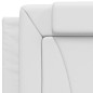 vidaXL Bett mit Matratze Weiß 90x200 cm Kunstleder vidaXL Bett mit Matratze Weiß 90x200 cm Kunstleder