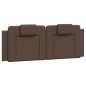 vidaXL Bett mit Matratze Braun 120x200 cm Kunstleder vidaXL Bett mit Matratze Braun 120x200 cm Kunstleder