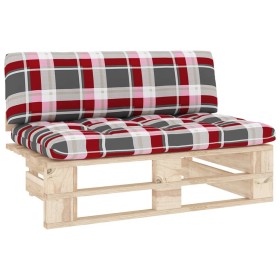 vidaXL Outdoor-Mittelsofa Paletten Imprägniertes Kiefernholz