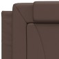 vidaXL Bett mit Matratze Braun 80x200 cm Kunstleder vidaXL Bett mit Matratze Braun 80x200 cm Kunstleder