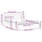 vidaXL Bett mit Matratze Schwarz 120x200 cm Kunstleder vidaXL Bett mit Matratze Schwarz 120x200 cm Kunstleder
