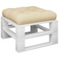 vidaXL Palettenkissen Beige 50x50x12 cm Stoff vidaXL Palettenkissen Beige 50x50x12 cm Stoff