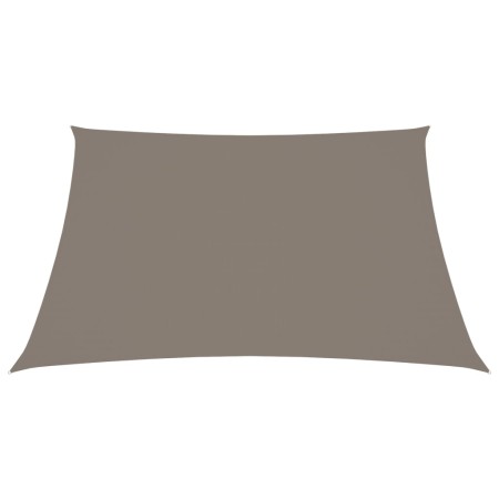 vidaXL Sonnensegel Oxford-Gewebe Quadratisch 5x5 m Taupe