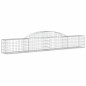 vidaXL Gabionen mit Hochbogen 25 Stk. 300x30x40/60 cm Verzinktes Eisen vidaXL Gabionen mit Hochbogen 25 Stk. 300x30x40/60 cm Verzinktes Eisen