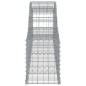 vidaXL Gabionen mit Hochbogen 25 Stk. 300x30x40/60 cm Verzinktes Eisen vidaXL Gabionen mit Hochbogen 25 Stk. 300x30x40/60 cm Verzinktes Eisen