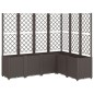 vidaXL Pflanzkübel mit Rankgitter Braun 160x120x140 cm PP vidaXL Pflanzkübel mit Rankgitter Braun 160x120x140 cm PP