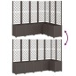 vidaXL Pflanzkübel mit Rankgitter Braun 160x120x140 cm PP vidaXL Pflanzkübel mit Rankgitter Braun 160x120x140 cm PP