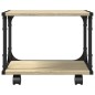 vidaXL Druckerständer 2 Ablagen Sonoma-Eiche 41x28x33,5 cm vidaXL Druckerständer 2 Ablagen Sonoma-Eiche 41x28x33,5 cm