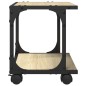vidaXL Druckerständer 2 Ablagen Sonoma-Eiche 41x28x33,5 cm vidaXL Druckerständer 2 Ablagen Sonoma-Eiche 41x28x33,5 cm