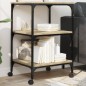 vidaXL Druckerständer 3 Ablagen Sonoma-Eiche 50x41x75 cm vidaXL Druckerständer 3 Ablagen Sonoma-Eiche 50x41x75 cm