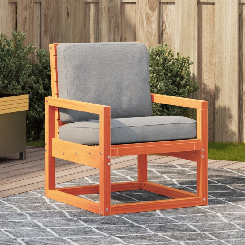 vidaXL Gartenstuhl Wachsbraun 57,5x63x76 cm Massivholz Kiefer vidaXL Gartenstuhl Wachsbraun 57,5x63x76 cm Massivholz Kiefer