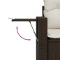 vidaXL 8-tlg. Garten-Sofagarnitur mit Kissen Braun Poly Rattan vidaXL 8-tlg. Garten-Sofagarnitur mit Kissen Braun Poly Rattan