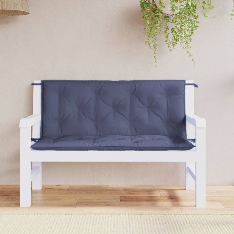 vidaXL Gartenbank-Auflagen 2 Stk. Marineblau 120x50x7 cm Oxford-Gewebe vidaXL Gartenbank-Auflagen 2 Stk. Marineblau 120x50x7 cm Oxford-Gewebe