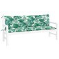 vidaXL Gartenbank-Auflagen 2 Stk. Blattmuster 180x50x7cm Oxford-Gewebe vidaXL Gartenbank-Auflagen 2 Stk. Blattmuster 180x50x7cm Oxford-Gewebe