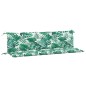 vidaXL Gartenbank-Auflagen 2 Stk. Blattmuster 180x50x7cm Oxford-Gewebe vidaXL Gartenbank-Auflagen 2 Stk. Blattmuster 180x50x7cm Oxford-Gewebe