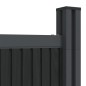 vidaXL Zaunelement Grau 353x186 cm WPC vidaXL Zaunelement Grau 353x186 cm WPC