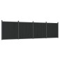 vidaXL Zaunelement Grau 699x186 cm WPC vidaXL Zaunelement Grau 699x186 cm WPC