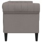 vidaXL Chesterfield-Sofa 2-Sitzer Taupe Stoff vidaXL Chesterfield-Sofa 2-Sitzer Taupe Stoff