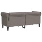 vidaXL Chesterfield-Sofa 2-Sitzer Taupe Stoff vidaXL Chesterfield-Sofa 2-Sitzer Taupe Stoff