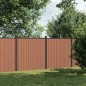 vidaXL Zaunelement Braun 353x186 cm WPC vidaXL Zaunelement Braun 353x186 cm WPC
