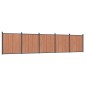 vidaXL Zaunelement Braun 872x186 cm WPC vidaXL Zaunelement Braun 872x186 cm WPC