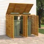 vidaXL Mülltonnenbox für 2 Tonnen 140x89x117 cm Massivholz Akazie vidaXL Mülltonnenbox für 2 Tonnen 140x89x117 cm Massivholz Akazie