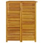 vidaXL Mülltonnenbox für 2 Tonnen 140x89x117 cm Massivholz Akazie vidaXL Mülltonnenbox für 2 Tonnen 140x89x117 cm Massivholz Akazie