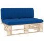 vidaXL Outdoor-Mittelsofa Paletten Imprägniertes Kiefernholz vidaXL Outdoor-Mittelsofa Paletten Imprägniertes Kiefernholz