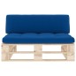 vidaXL Outdoor-Mittelsofa Paletten Imprägniertes Kiefernholz vidaXL Outdoor-Mittelsofa Paletten Imprägniertes Kiefernholz
