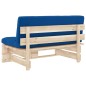 vidaXL Outdoor-Mittelsofa Paletten Imprägniertes Kiefernholz vidaXL Outdoor-Mittelsofa Paletten Imprägniertes Kiefernholz