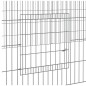 vidaXL Kaninchenkäfig 3 Paneele 325x109x54 cm Verzinktes Eisen vidaXL Kaninchenkäfig 3 Paneele 325x109x54 cm Verzinktes Eisen