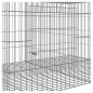 vidaXL Kaninchenkäfig 4 Paneele 217x79x54 cm Verzinktes Eisen vidaXL Kaninchenkäfig 4 Paneele 217x79x54 cm Verzinktes Eisen