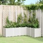 vidaXL Pflanzkübel mit Rankgitter Weiß 160x120x140 cm PP vidaXL Pflanzkübel mit Rankgitter Weiß 160x120x140 cm PP