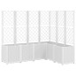 vidaXL Pflanzkübel mit Rankgitter Weiß 160x120x140 cm PP vidaXL Pflanzkübel mit Rankgitter Weiß 160x120x140 cm PP