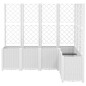 vidaXL Pflanzkübel mit Rankgitter Weiß 160x120x140 cm PP vidaXL Pflanzkübel mit Rankgitter Weiß 160x120x140 cm PP
