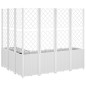 vidaXL Pflanzkübel mit Rankgitter Weiß 160x120x140 cm PP vidaXL Pflanzkübel mit Rankgitter Weiß 160x120x140 cm PP