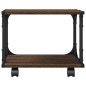 vidaXL Druckerständer 2 Ablagen Braun Eichen-Optik 41x28x33,5 cm vidaXL Druckerständer 2 Ablagen Braun Eichen-Optik 41x28x33,5 cm