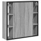 vidaXL Bad-Spiegelschrank Grau Sonoma 60x16x60 cm Holzwerkstoff vidaXL Bad-Spiegelschrank Grau Sonoma 60x16x60 cm Holzwerkstoff